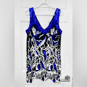 NWOT - Sequin Shift Mini Dress